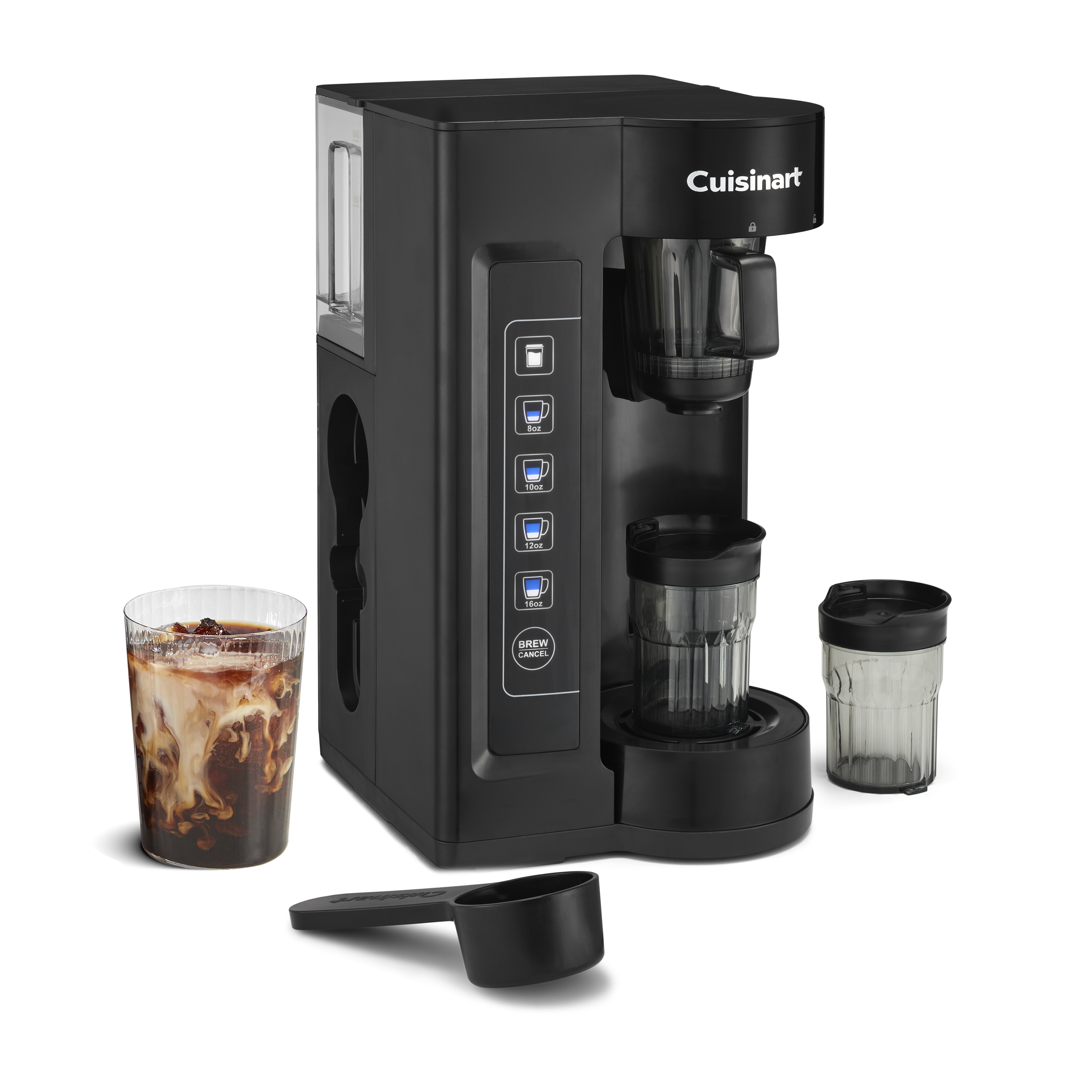 Cuisinart Concentra CC-1 single-serve cold-brew maker with its cold-brew cup and lidded concentrate vessel.