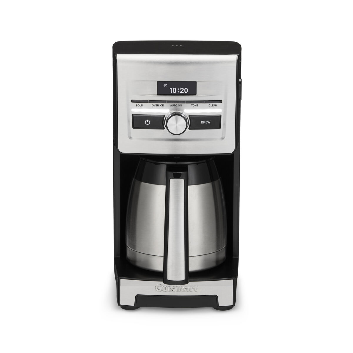 Cuisinart DCC-10 10-cup thermal coffee maker shown with its thermal carafe; image is the exact maker gallery asset, and photo/render status is not stated.