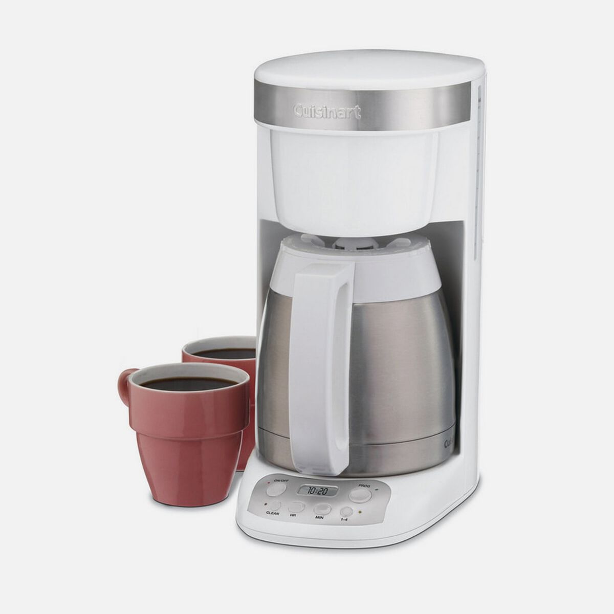 White Cuisinart FlavorBrew DCC-755 with thermal carafe