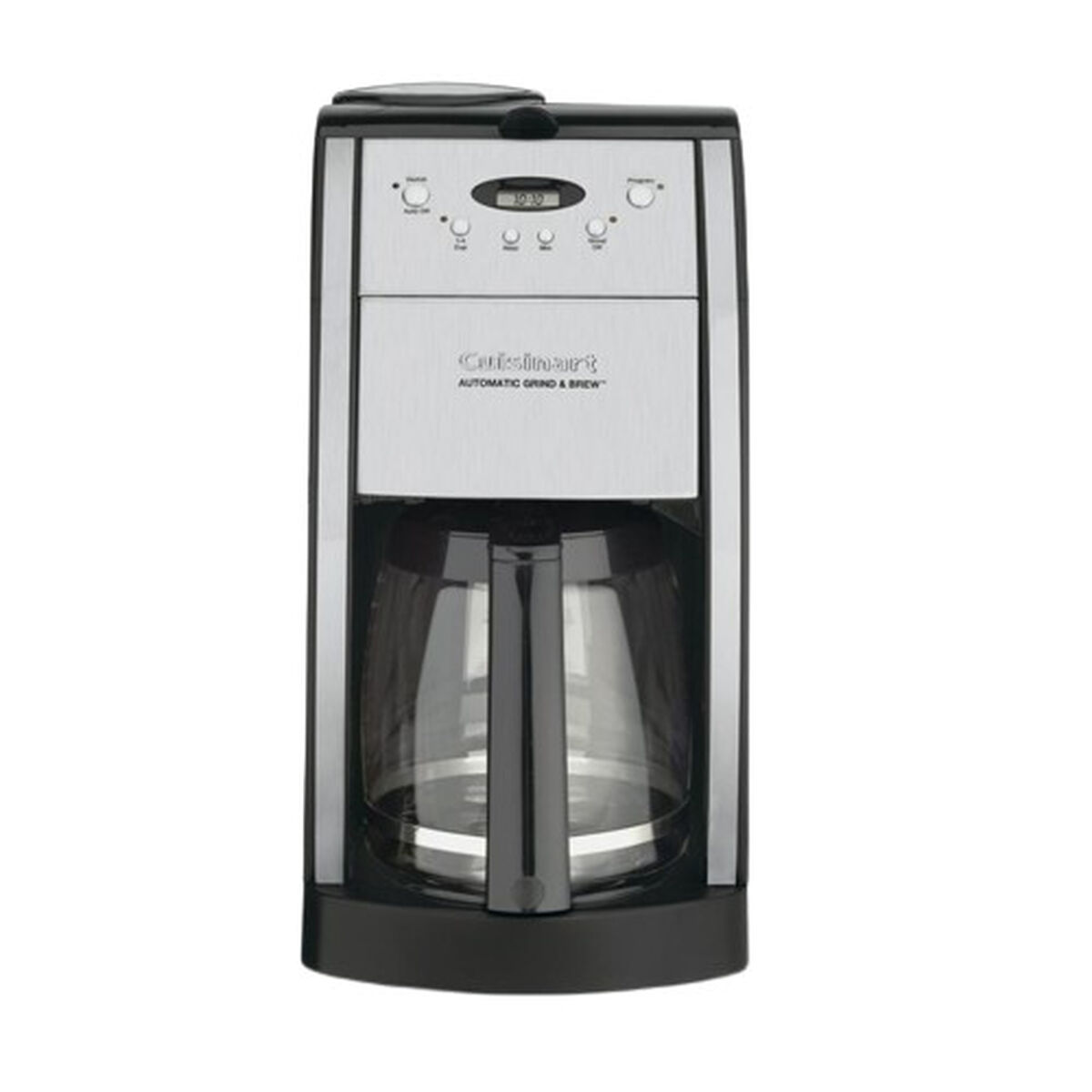 Cuisinart DGB-550BKP1 black Grind & Brew 12-cup coffee maker with glass carafe