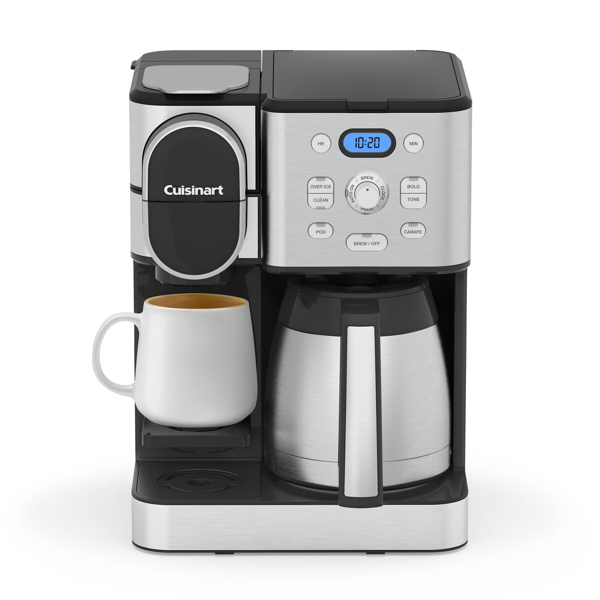 Cuisinart SS-21NAS Coffee Center with a thermal carafe and single-serve brewer
