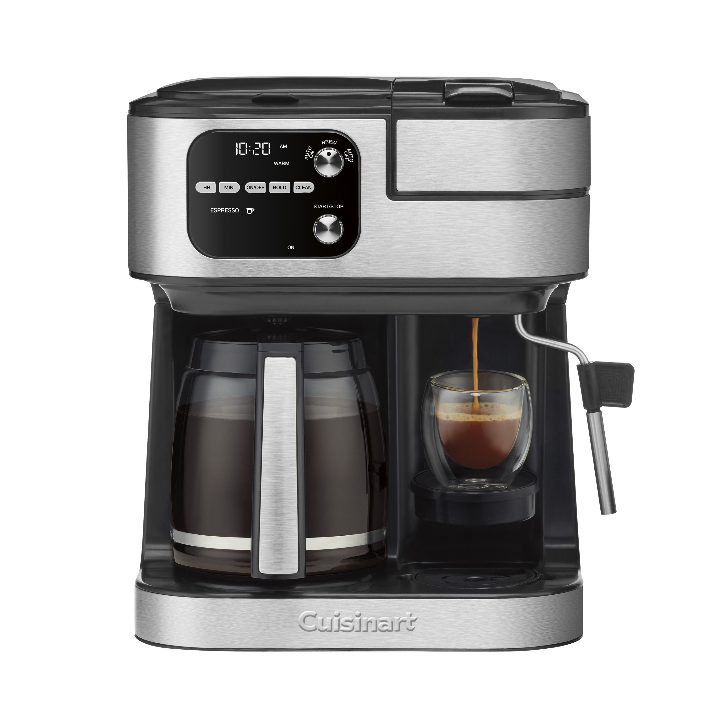 Cuisinart SS-4N1NAS Barista Bar with glass carafe and heater plate