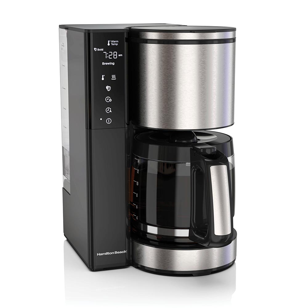 Hamilton Beach Easy Measure 14 Cup Coffee Maker model 46220 with glass carafe