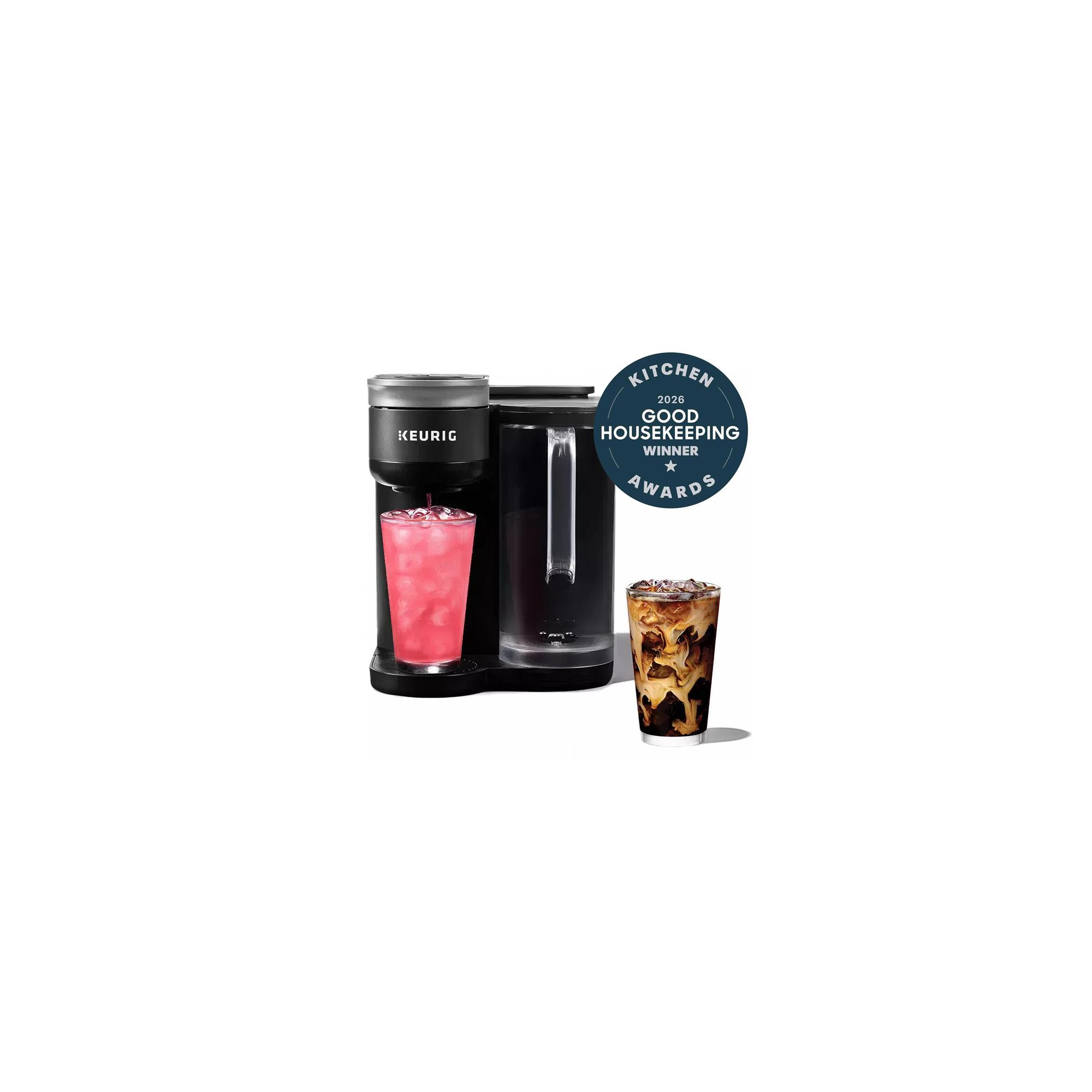 Keurig K-Brew + Chill single-serve hot-and-cold coffee maker with side water reservoir and cooling chamber