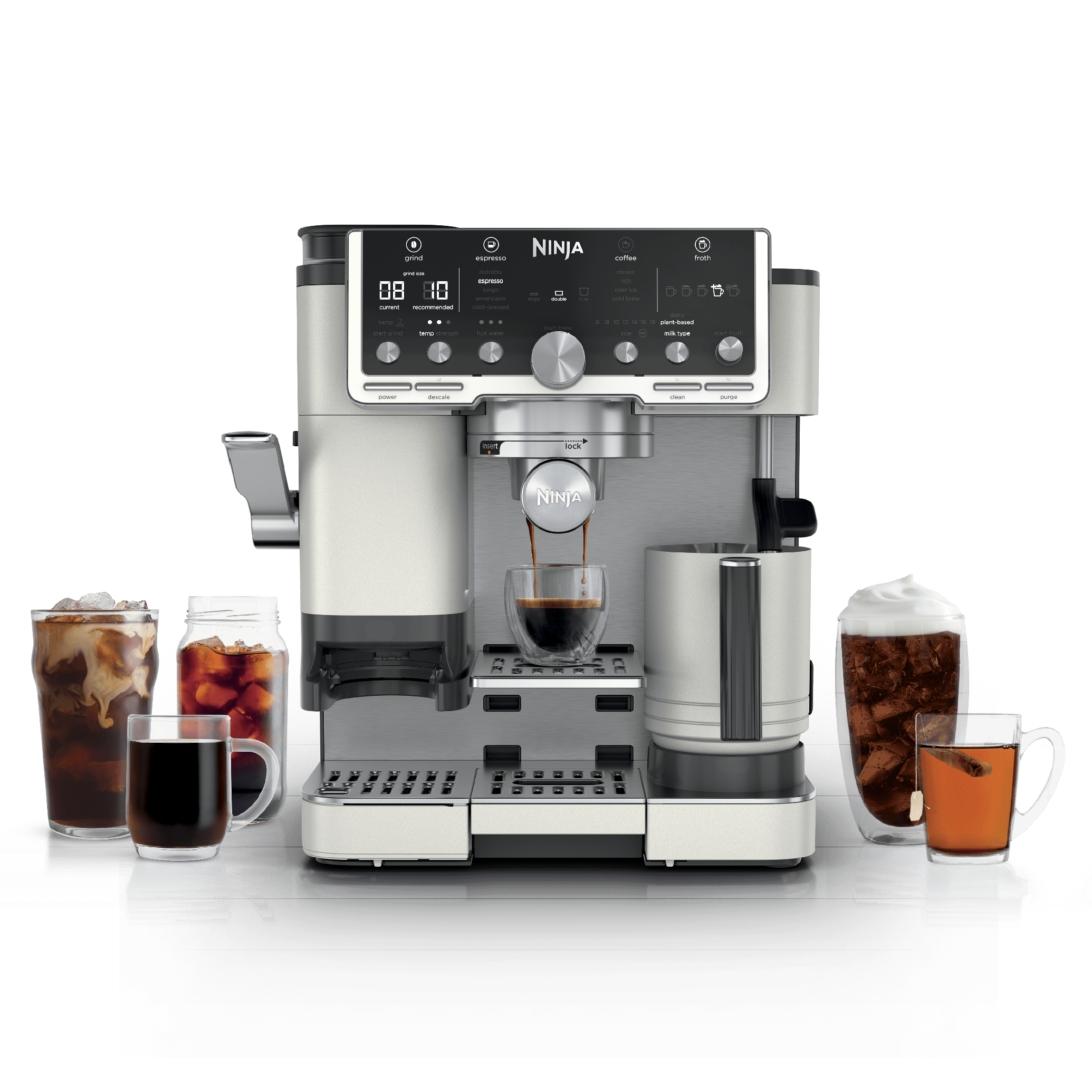 Exact Ninja Luxe Café Pro ES701WH in Oat Milk finish
